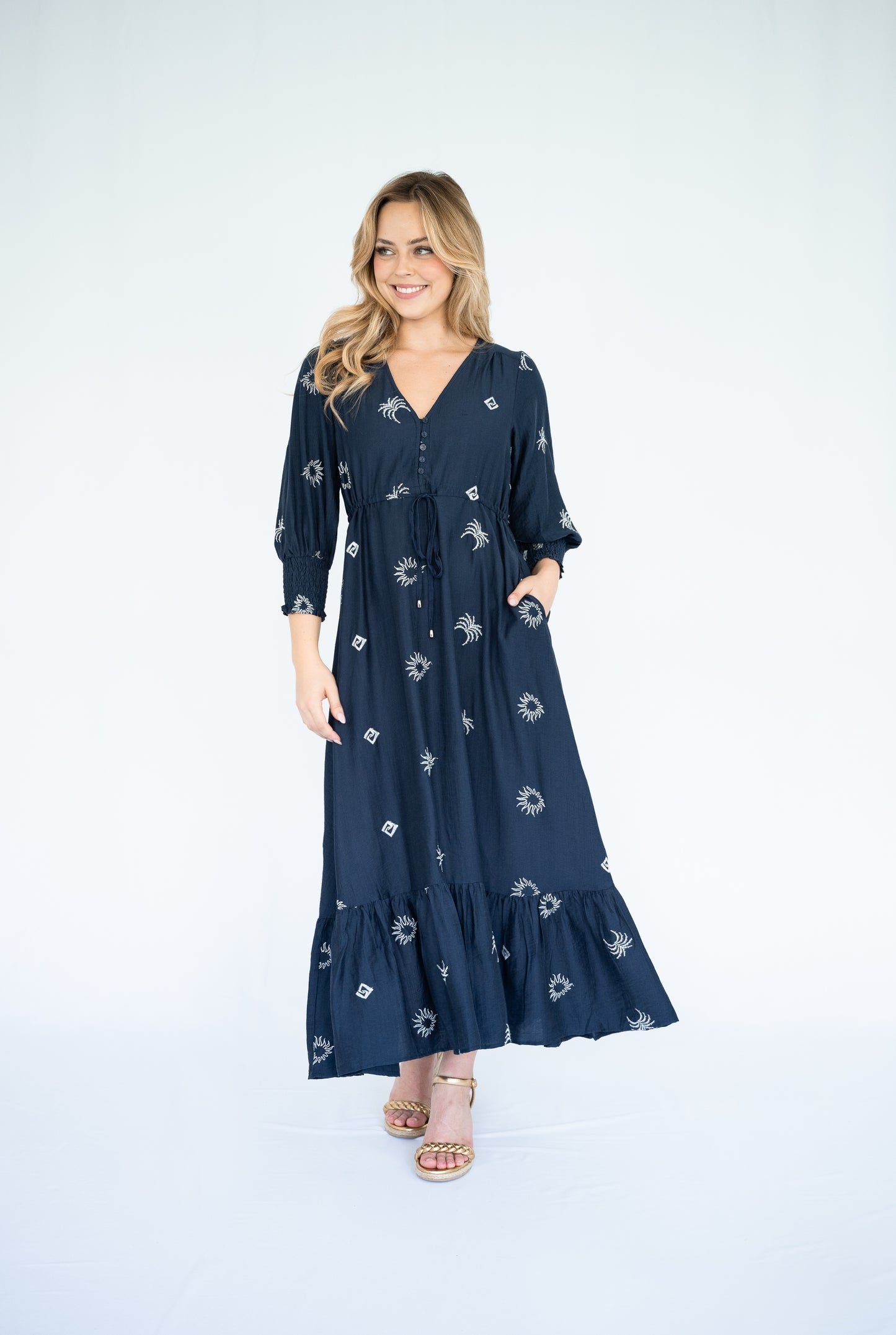 Fria Navy Sun Palm