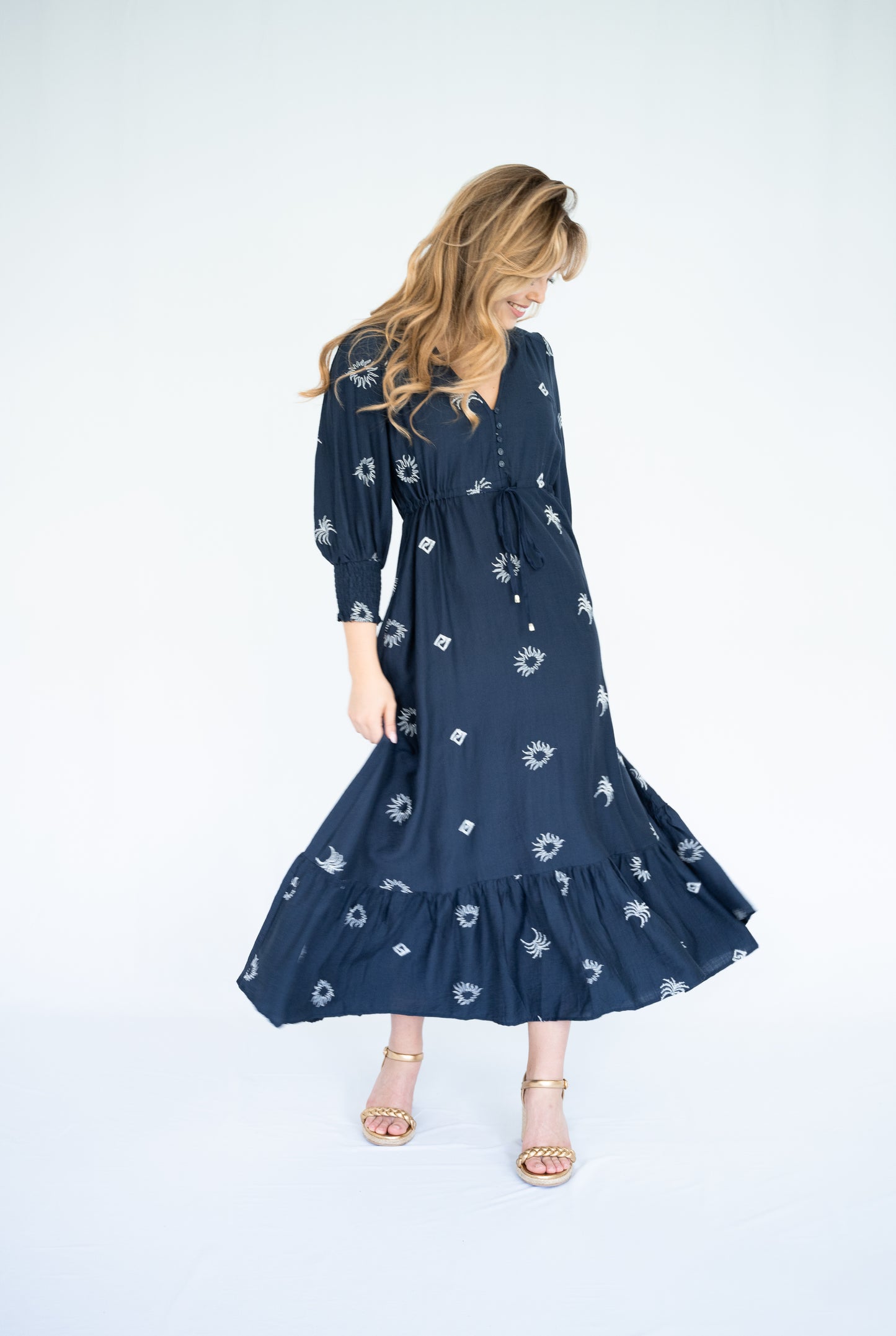 Fria Navy Sun Palm