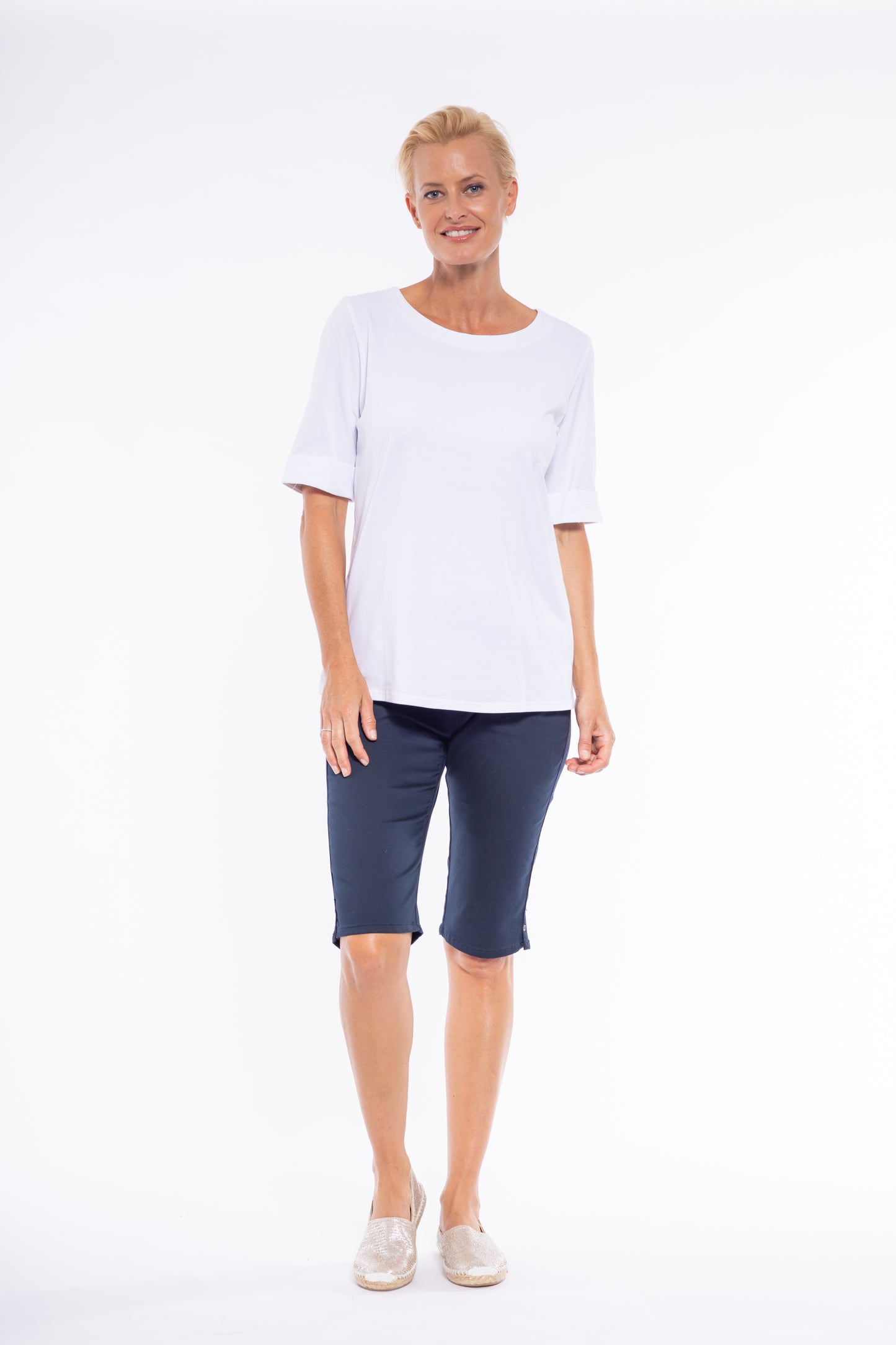Stretch Cotton Tee
