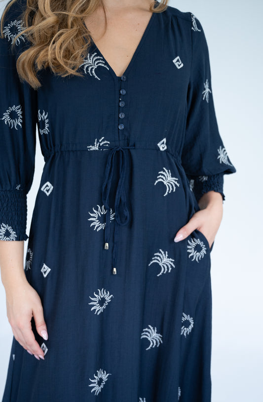 Fria Navy Sun Palm