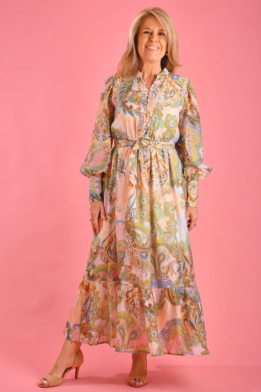EANIE MAXI DRESS - PINK CHAMPAGNE